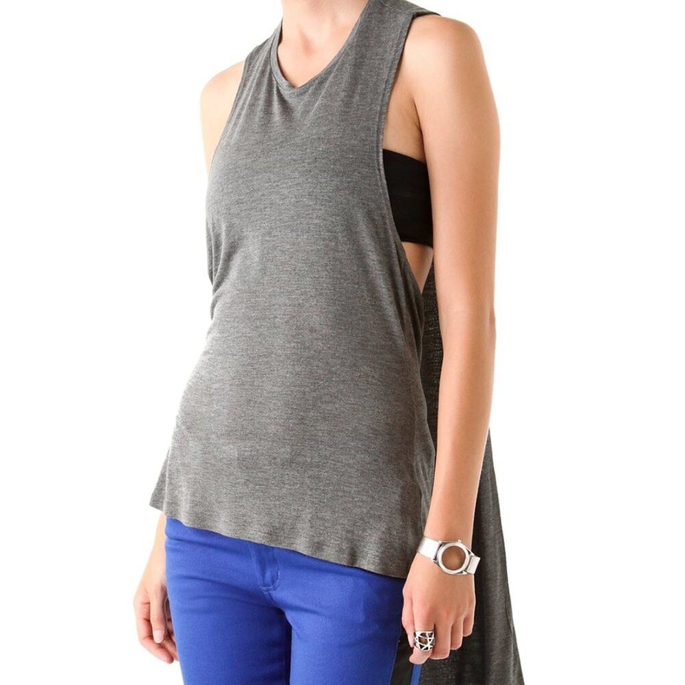 Anthro Cheap Monday Xifeng Tank in charcoal size large